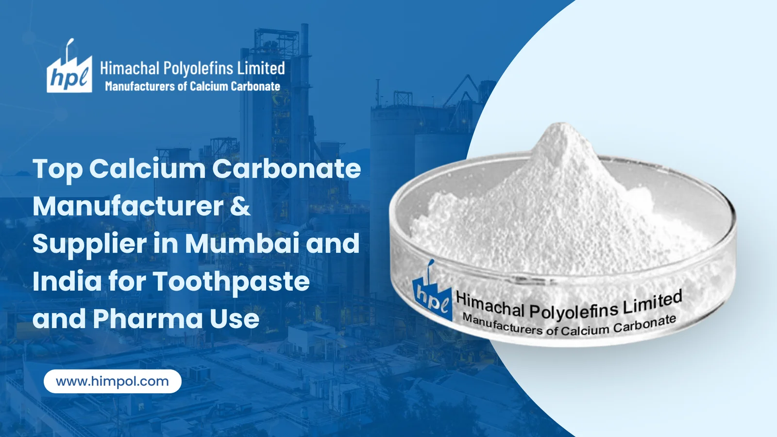 Calcium Carbonate Manufacturer & Supplier in Mumbai and India