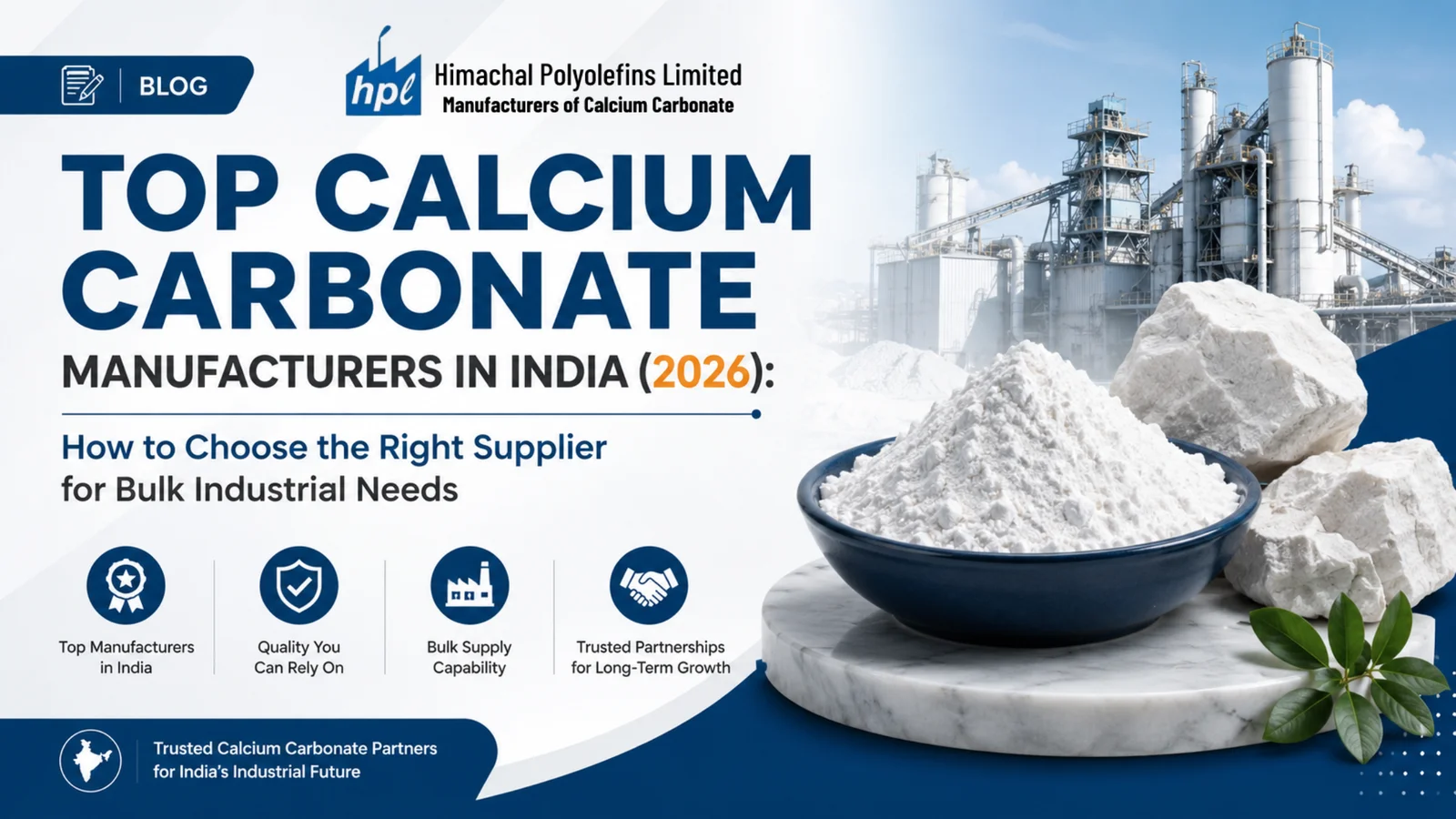 himachal polyolefins limited | manufacturer of calcium carbonate in mumbai | india